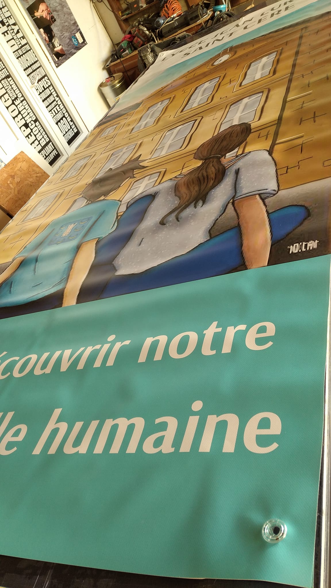Banderole pour Lycée Jean Lurçat Saint Céré